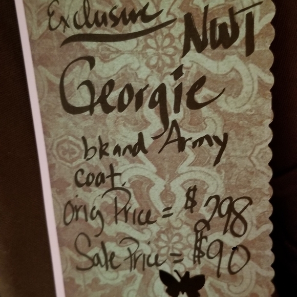 Georgie brand designer coat NWT - Picture 12 of 14